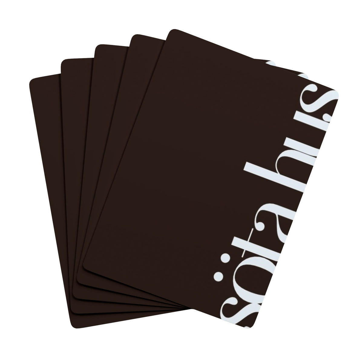Söta Hus Playing Cards