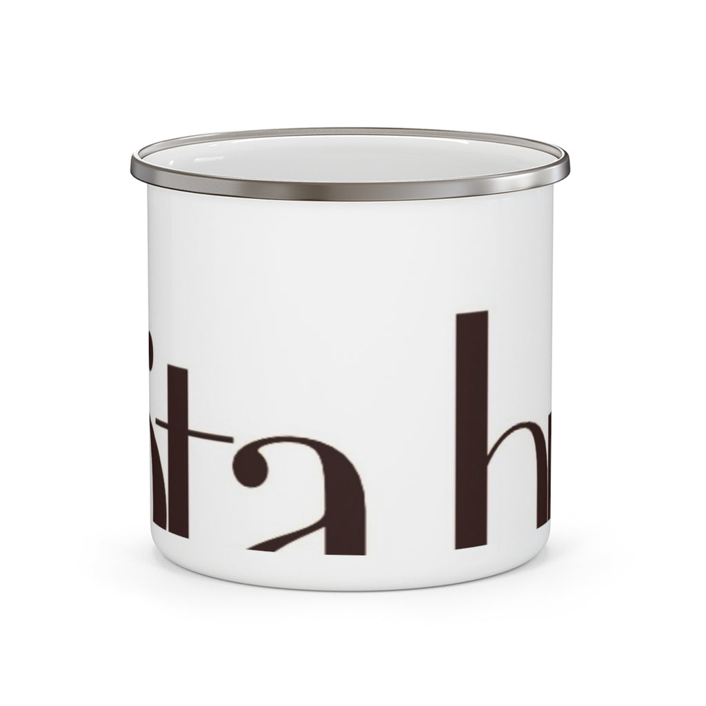 Söta Hus Enamel Camping Mug
