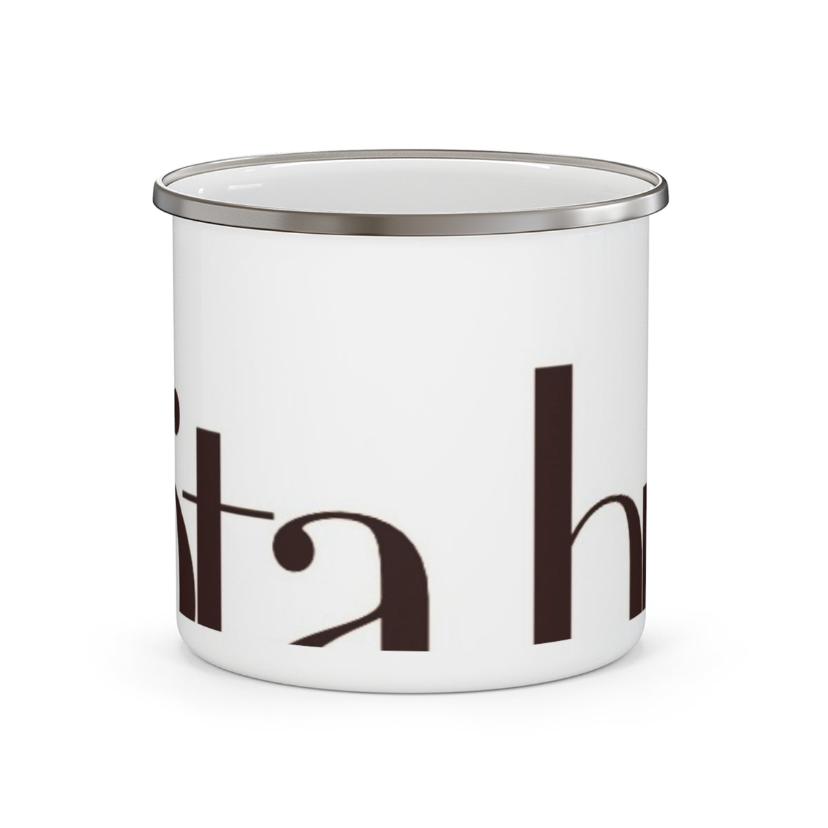 Söta Hus Enamel Camping Mug
