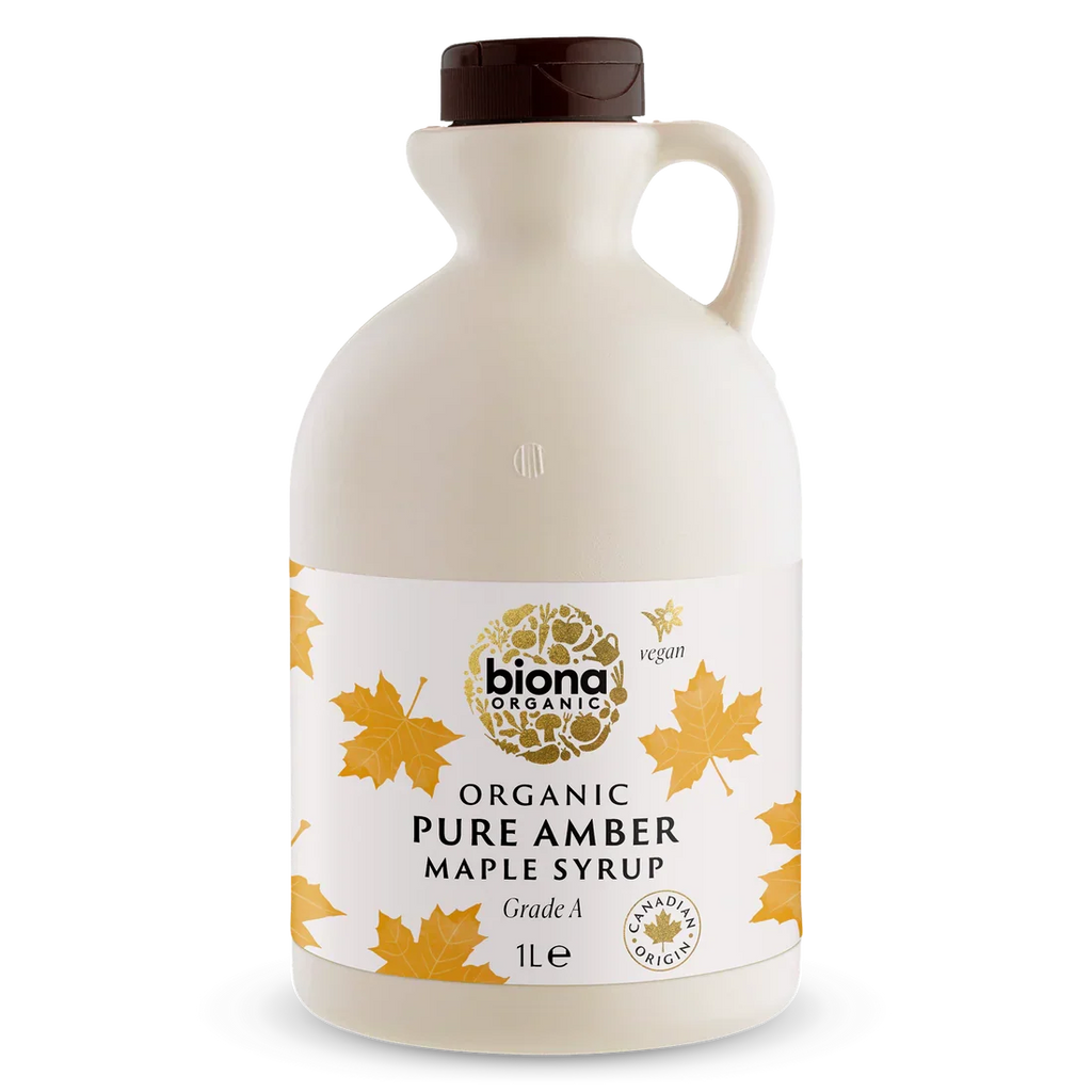 Biona Org Pure Maple Syrup Amber - 1ltr