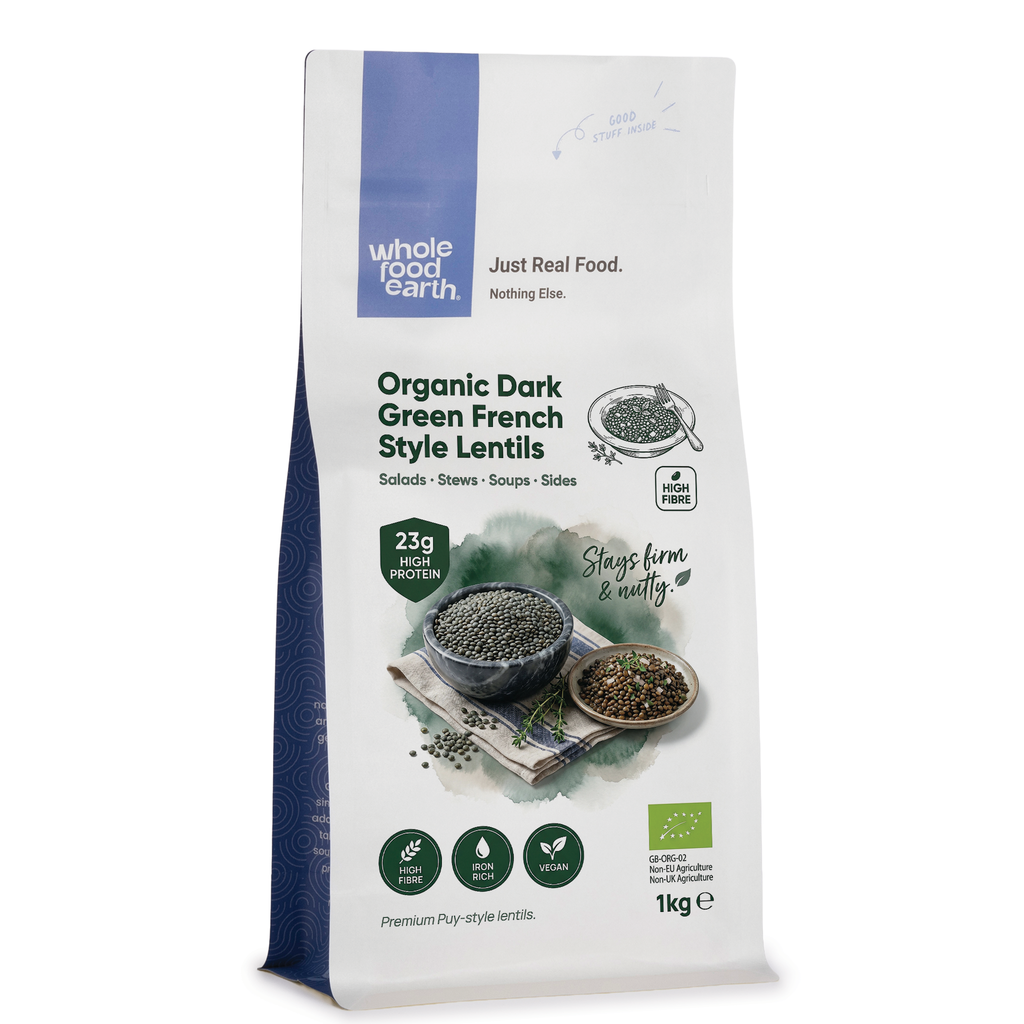 Organic Dark Green French Style Lentils