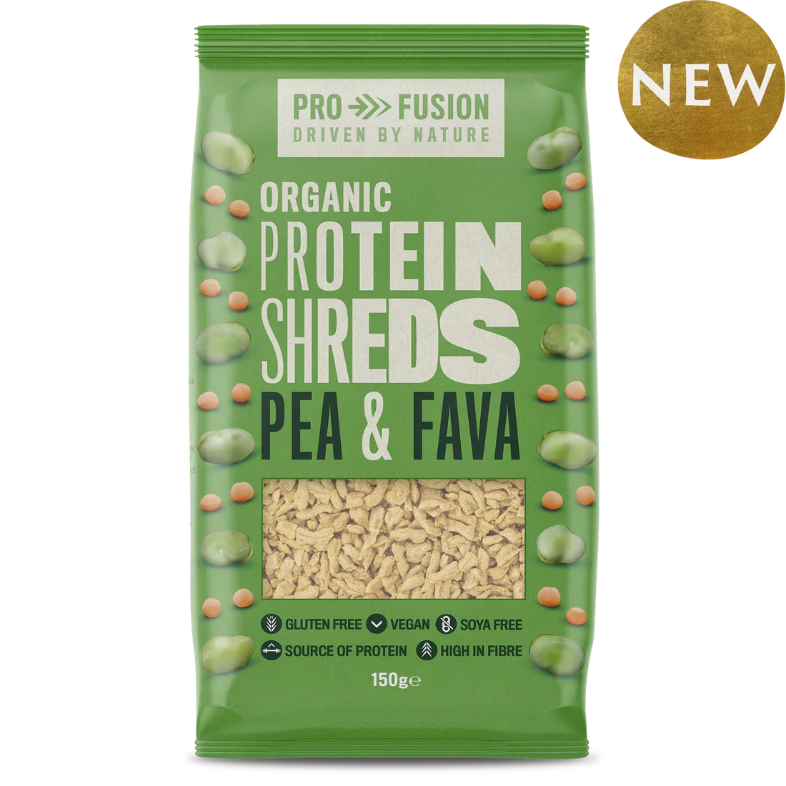 Organic Protein Shreds - Pea & Fava - 150g - Profusion
