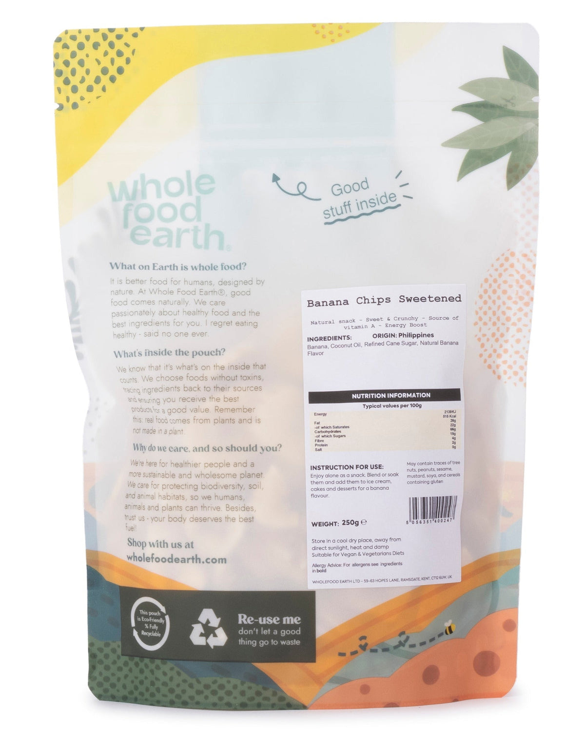 Banana Chips Sweetened
