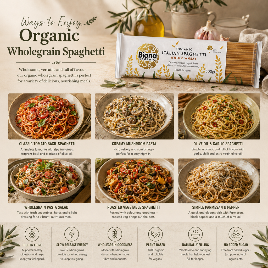 Biona Organic Wholegrain Spaghetti