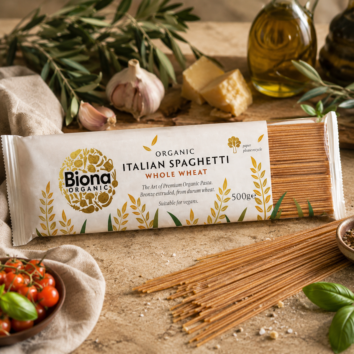 Biona Organic Wholegrain Spaghetti