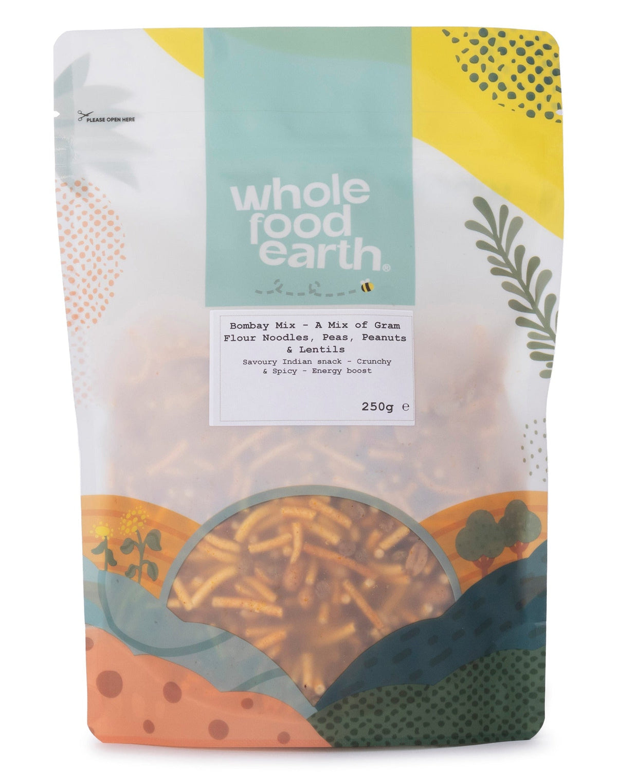 Bombay Mix - A Mix of Gram Flour Noodles, Peas, Peanuts & Lentils