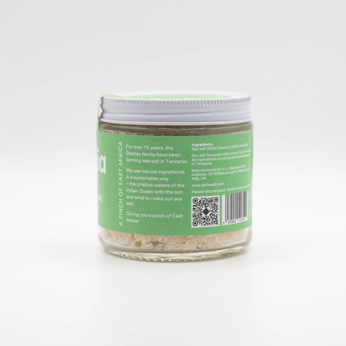 Coconut Lime Salt - The Zesty Blend - Asilia Salt - 140g