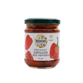 Organic Grilled Red Peppers In Oil - 190g - Biona