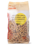 Jalapeno Chilli and Makrut Lime Baked Cashews - Stock & Bite - 1kg
