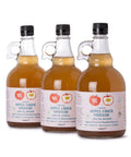 Apple Cider Vinegar 3 x 1L With "Mother" | Raw | Unpasteurised | Unfiltered | GMO Free