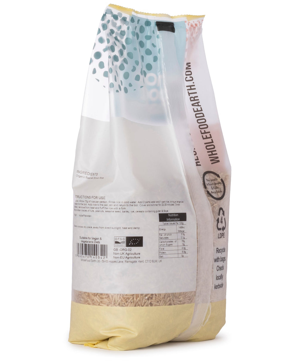 Organic Brown Basmati Rice
