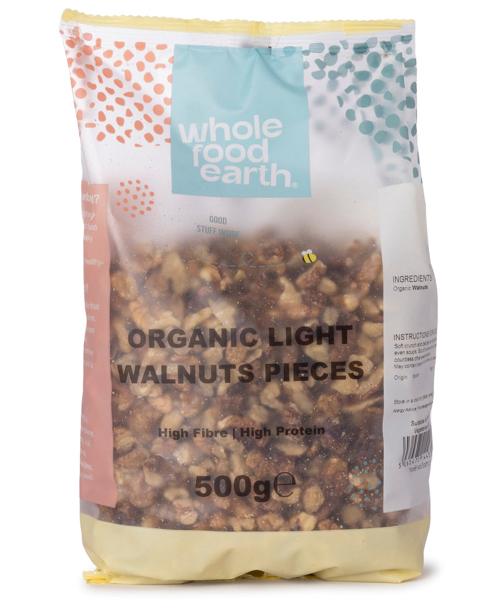 Organic Light Walnuts Pieces