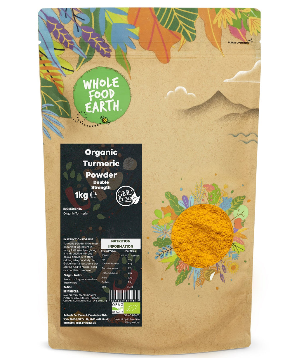 Organic Turmeric Powder Double Strength
