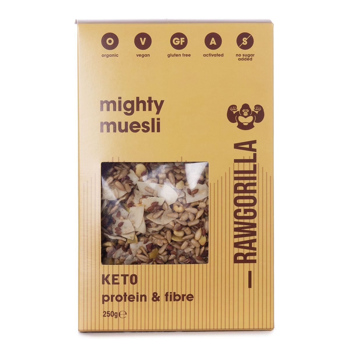 Organic Mighty Muesli Keto - 250g - RAWGORILLA
