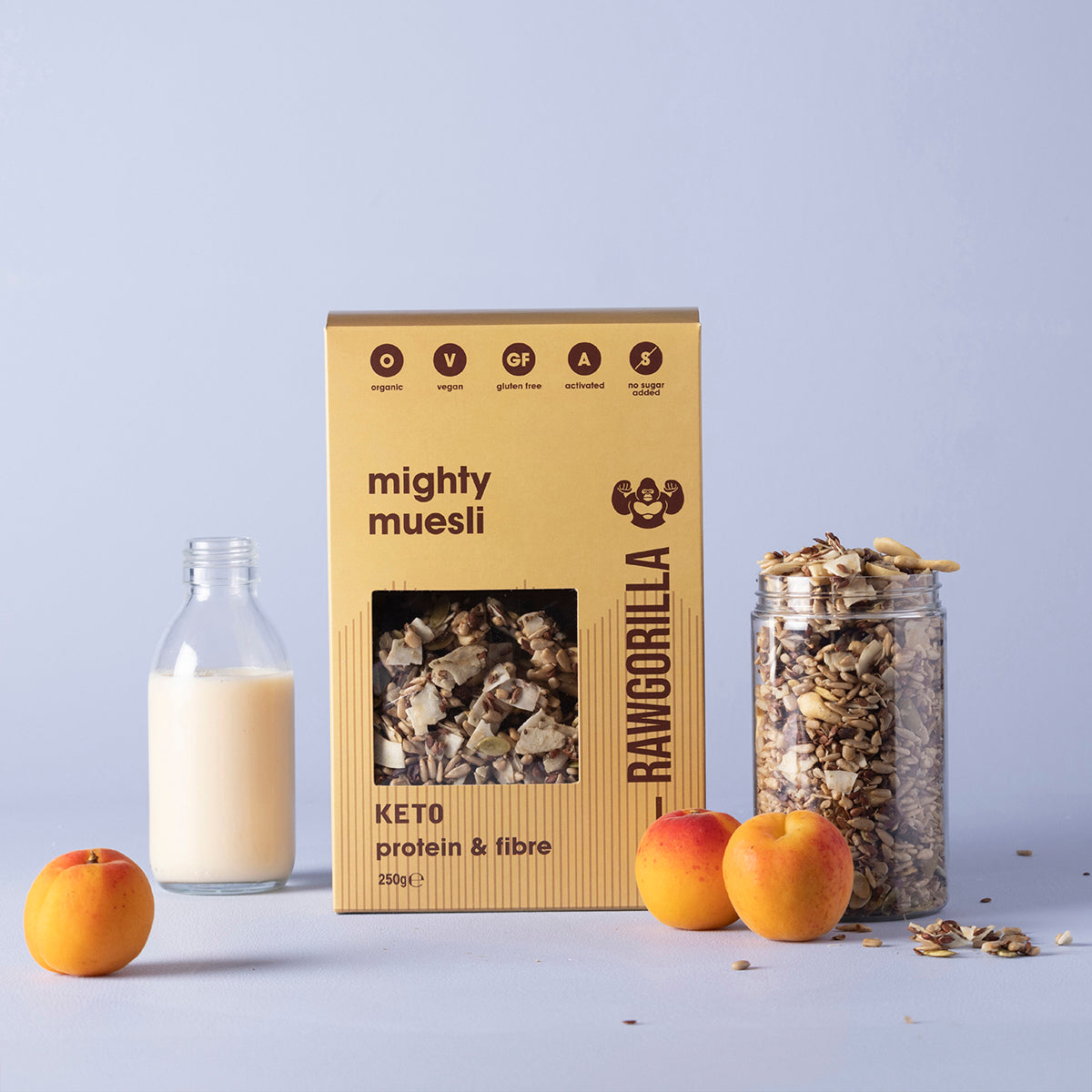 Organic Mighty Muesli Keto - 250g - RAWGORILLA