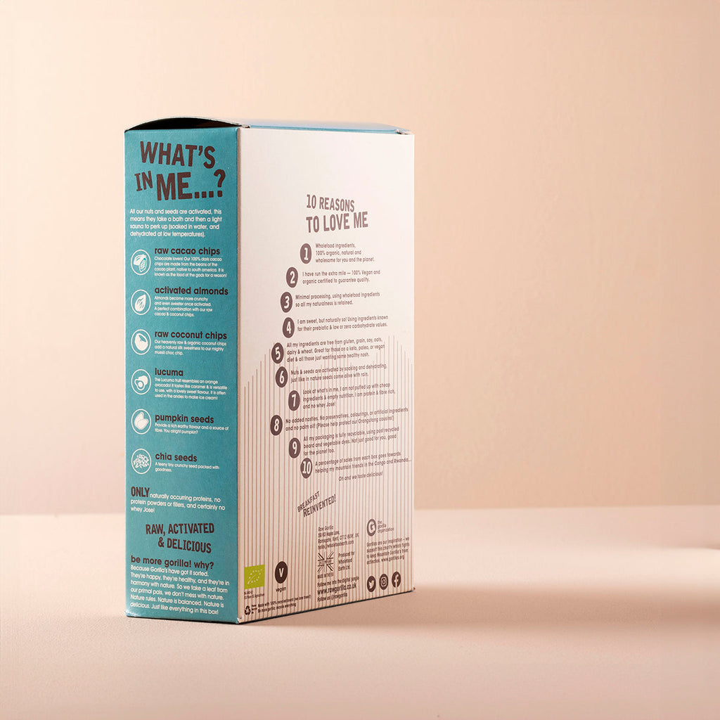 Organic Mighty Muesli Chocolate Chip Keto - 250g - RAWGORILLA