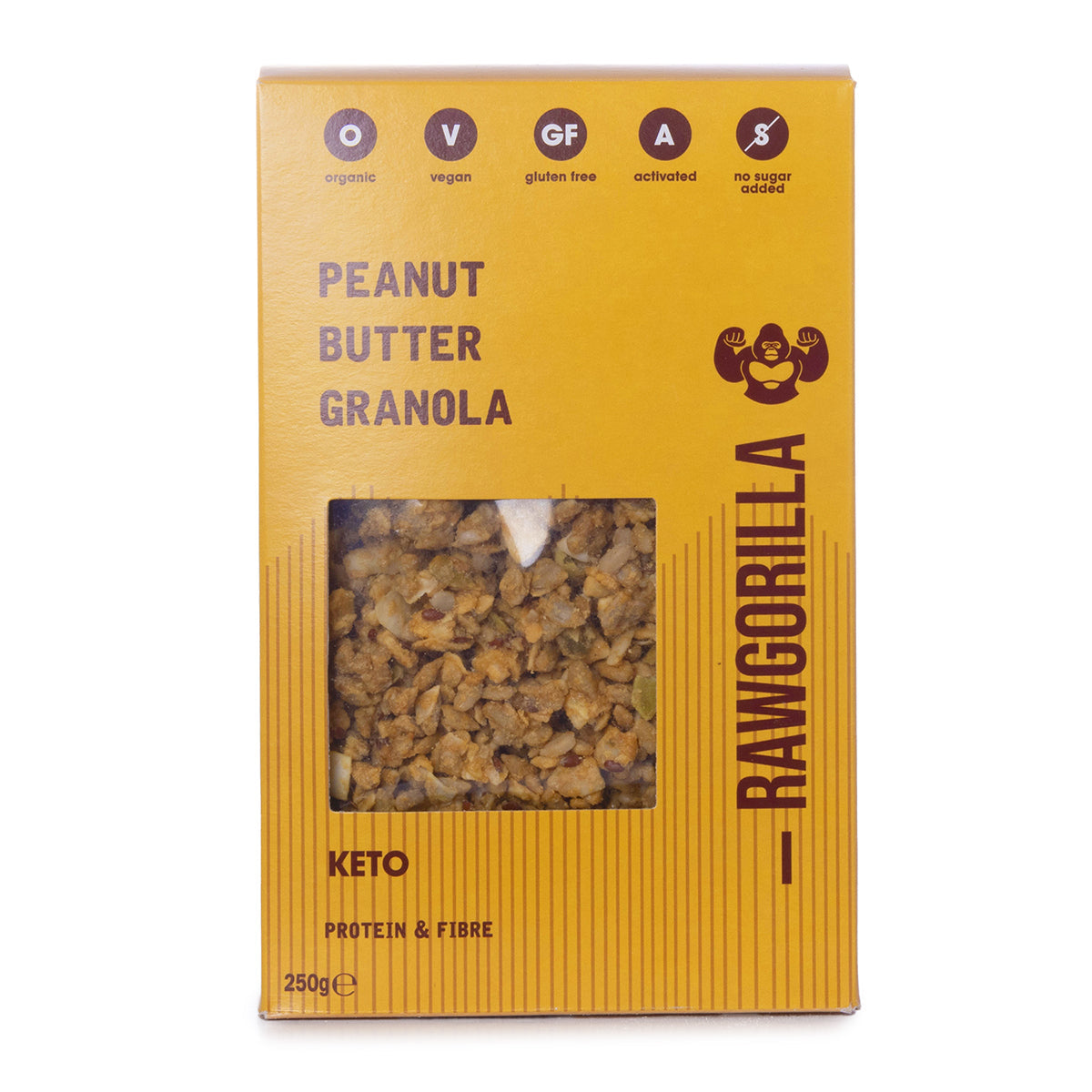 Keto Peanut Butter Granola - 250g - RAWGORILLA
