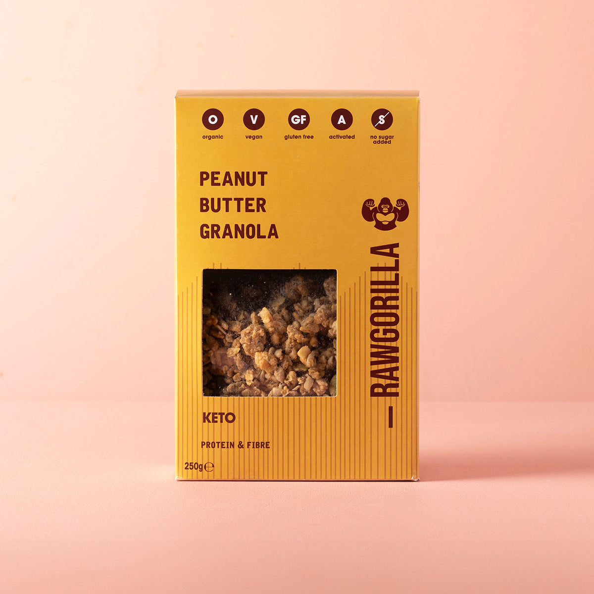 Keto Peanut Butter Granola - 250g - RAWGORILLA