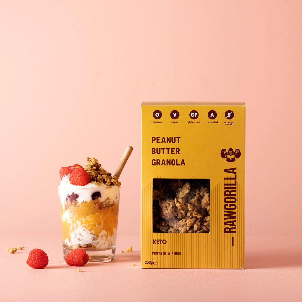 Keto Peanut Butter Granola - 250g - RAWGORILLA