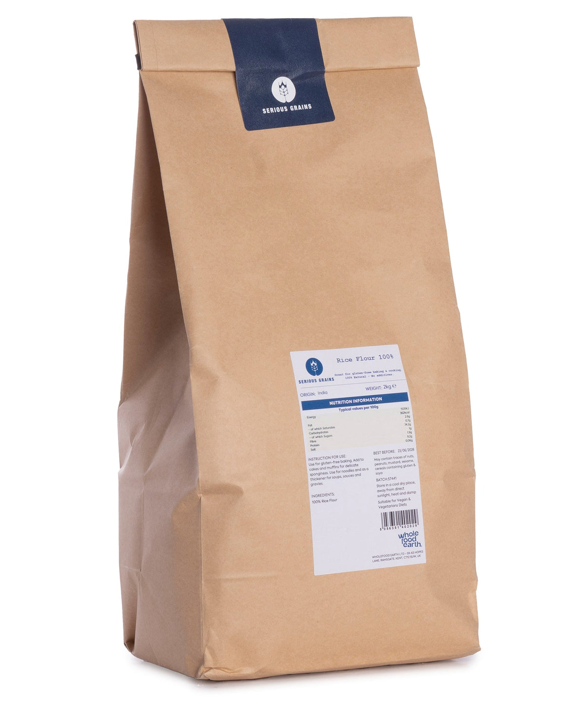 Rice Flour 100% - Serious Grains