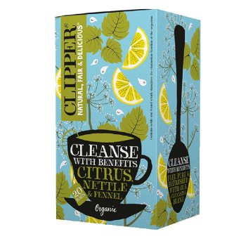 Clipper Organic Cleanse With Benefits - citrus nettle fennel