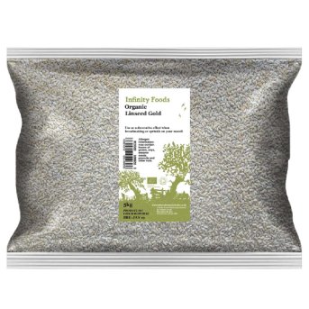 Infinity Foods  Bulk Organic Golden Linseed (Flaxseed)
