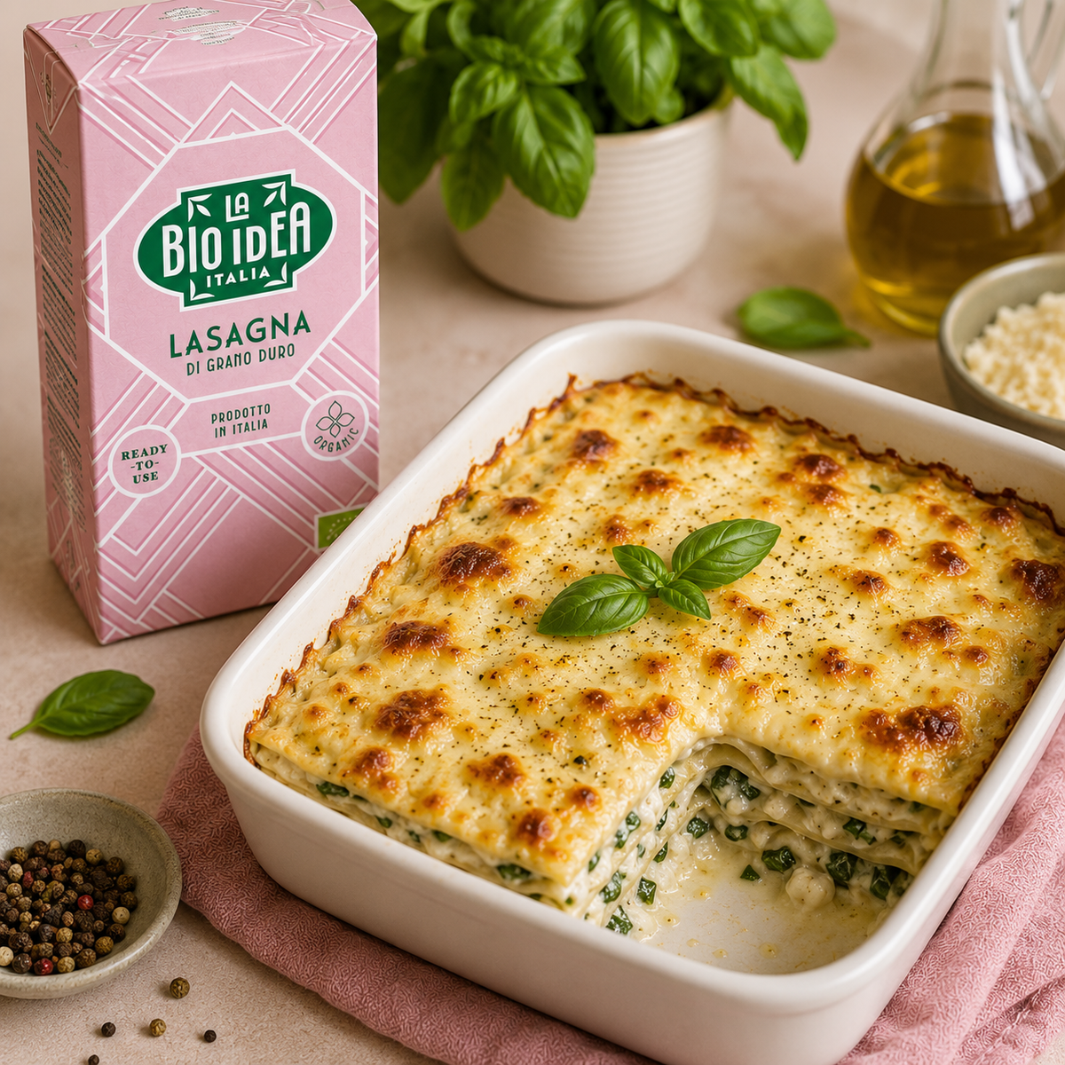 La Bio-Idea Organic White Lasagne