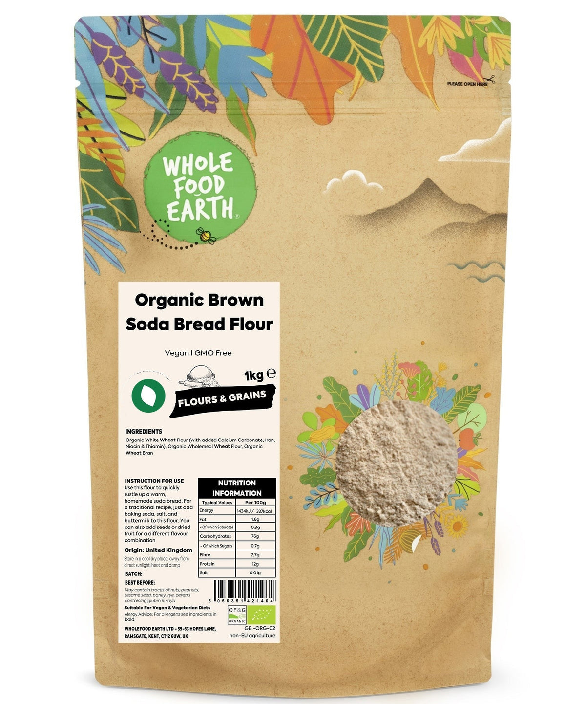 Organic Brown Soda Bread Flour