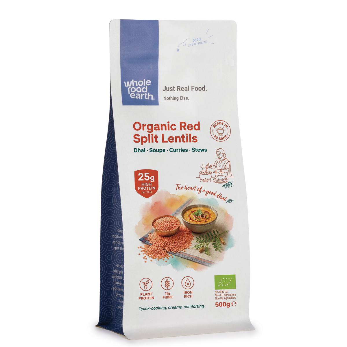 Organic Red Split Lentils