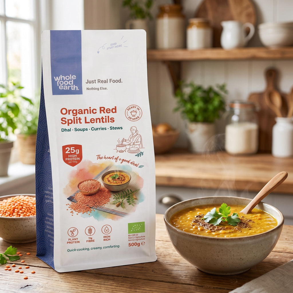Organic Red Split Lentils