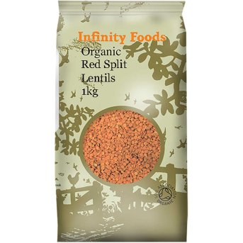 Infinity Foods Organic Red Split Lentils