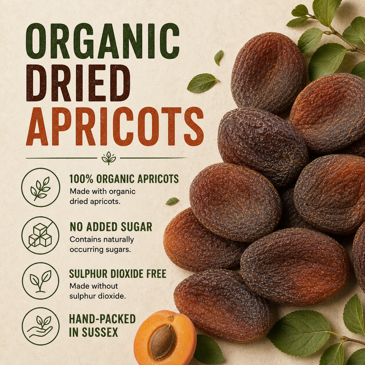 Organic Dried Apricots