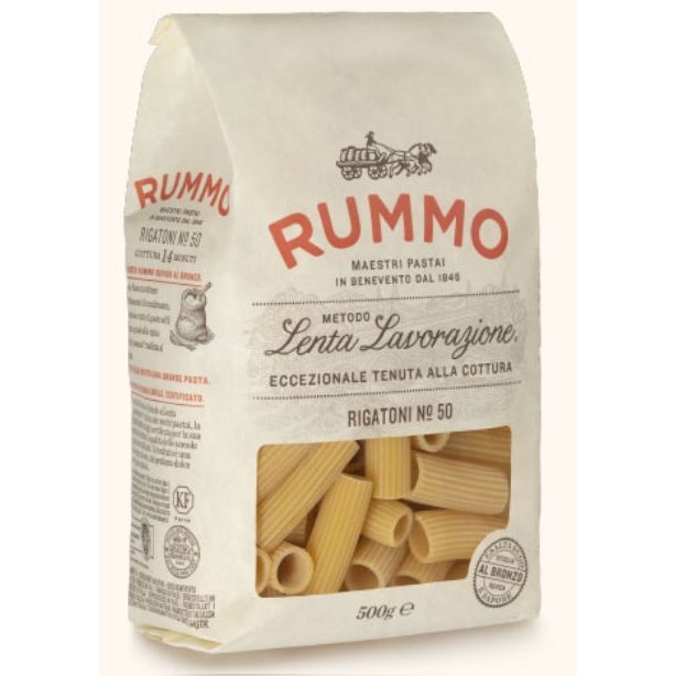 Rummo Rigatoni No 50 Premium Italian Pasta Pack 500g