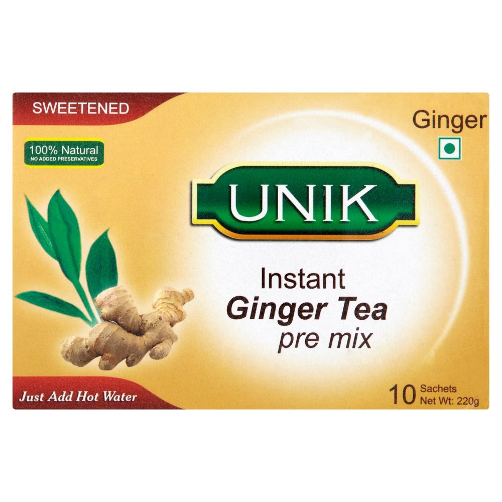 Unik Ginger Tea Sweetened 220g (Case of 5)