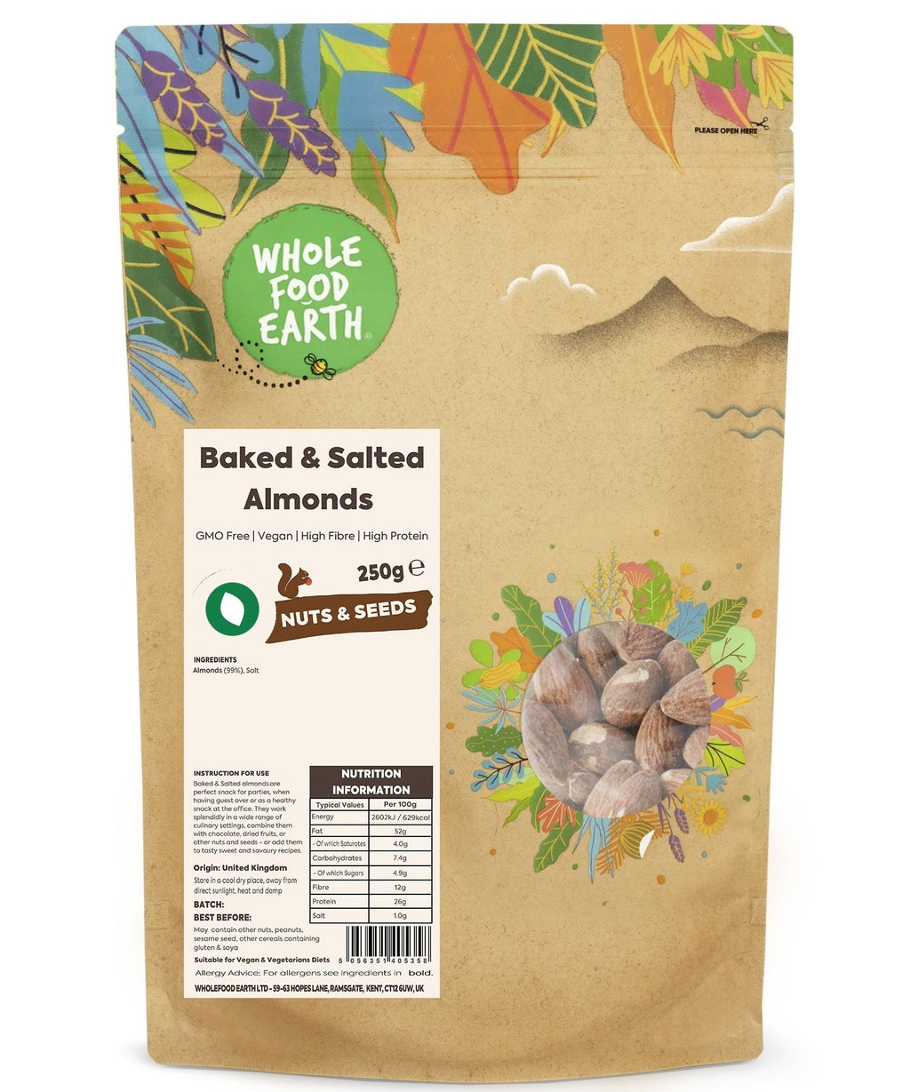 Roasted & Salted Almonds (Baked)