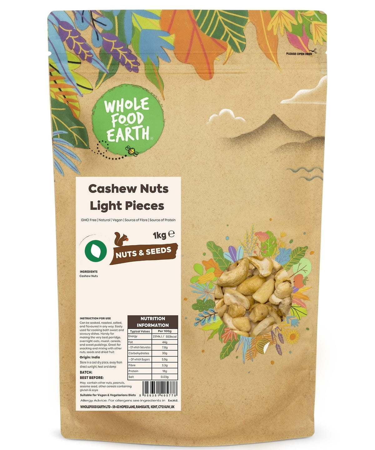Cashew Nuts Light Pieces