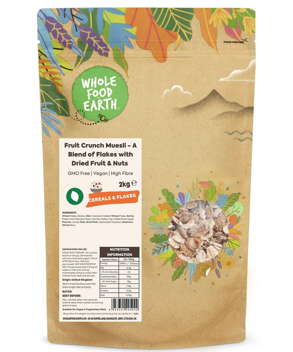 Fruit Crunch Muesli - A Blend of Flakes with Dried Fruit & Nuts