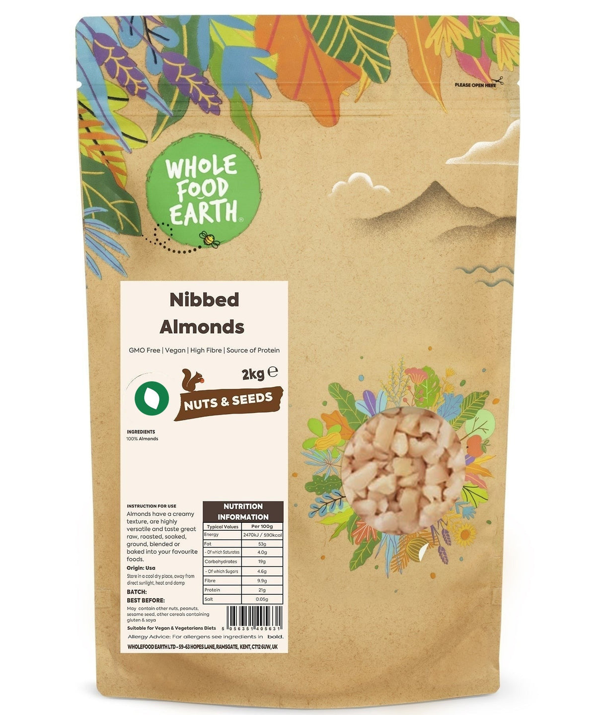 Nibbed Almonds