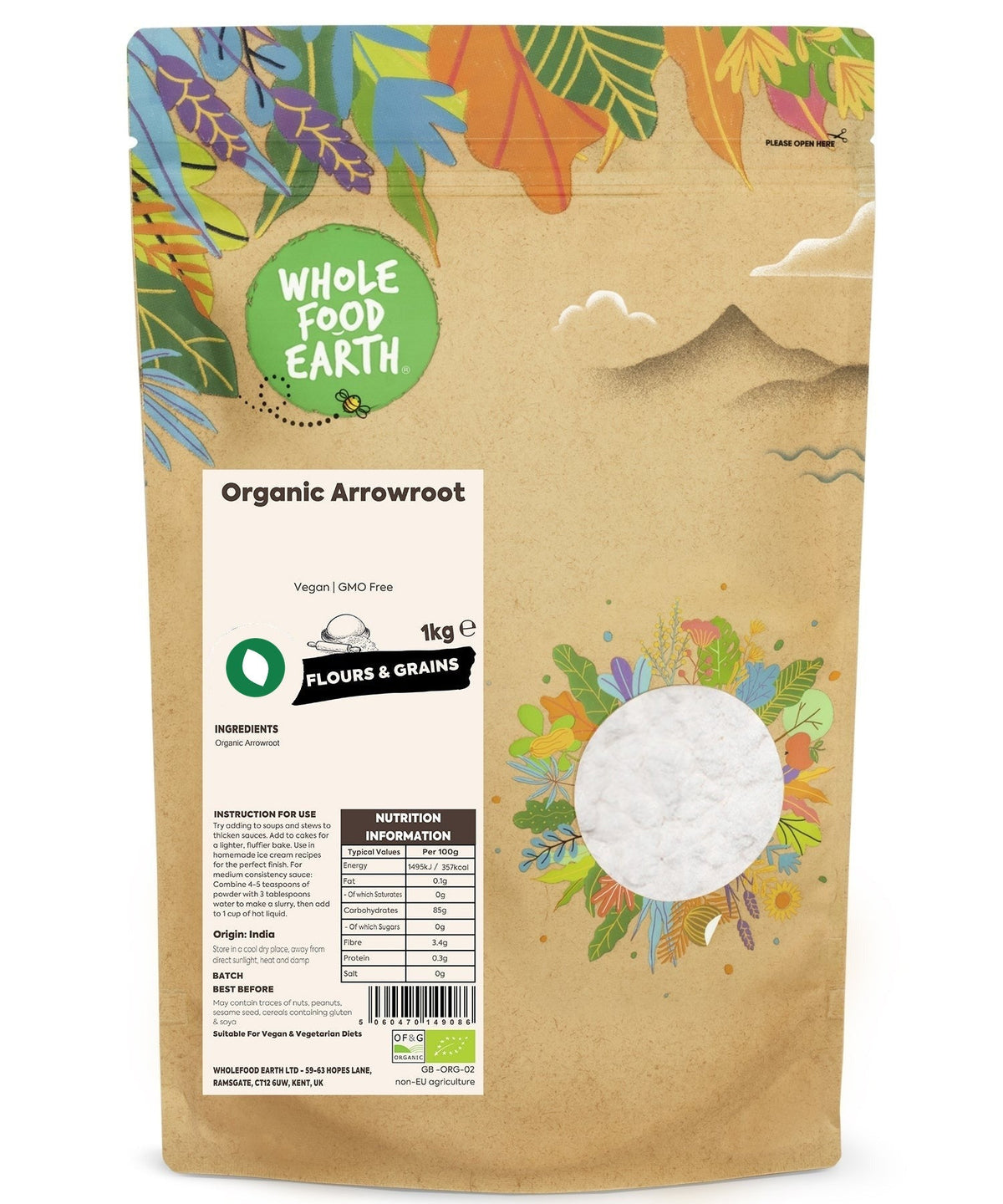 Organic Arrowroot