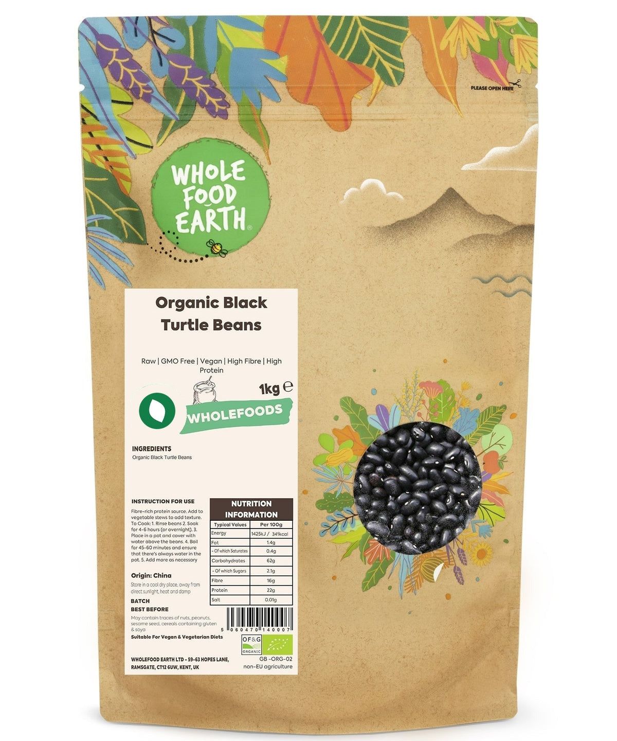 Organic Black Turtle Beans