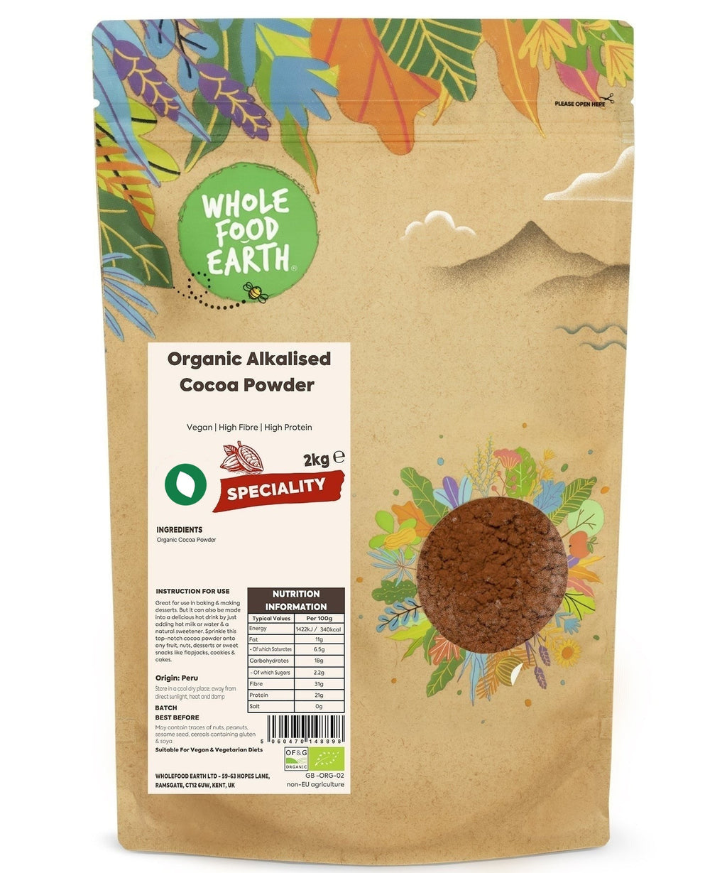Organic Alkalised Cocoa Powder