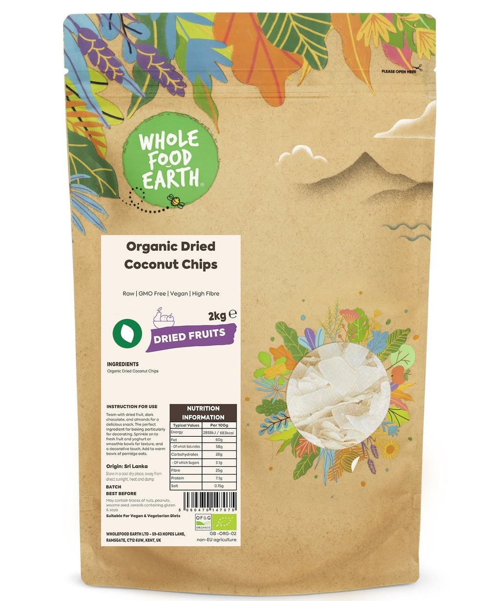 Organic Dried Coconut Chips