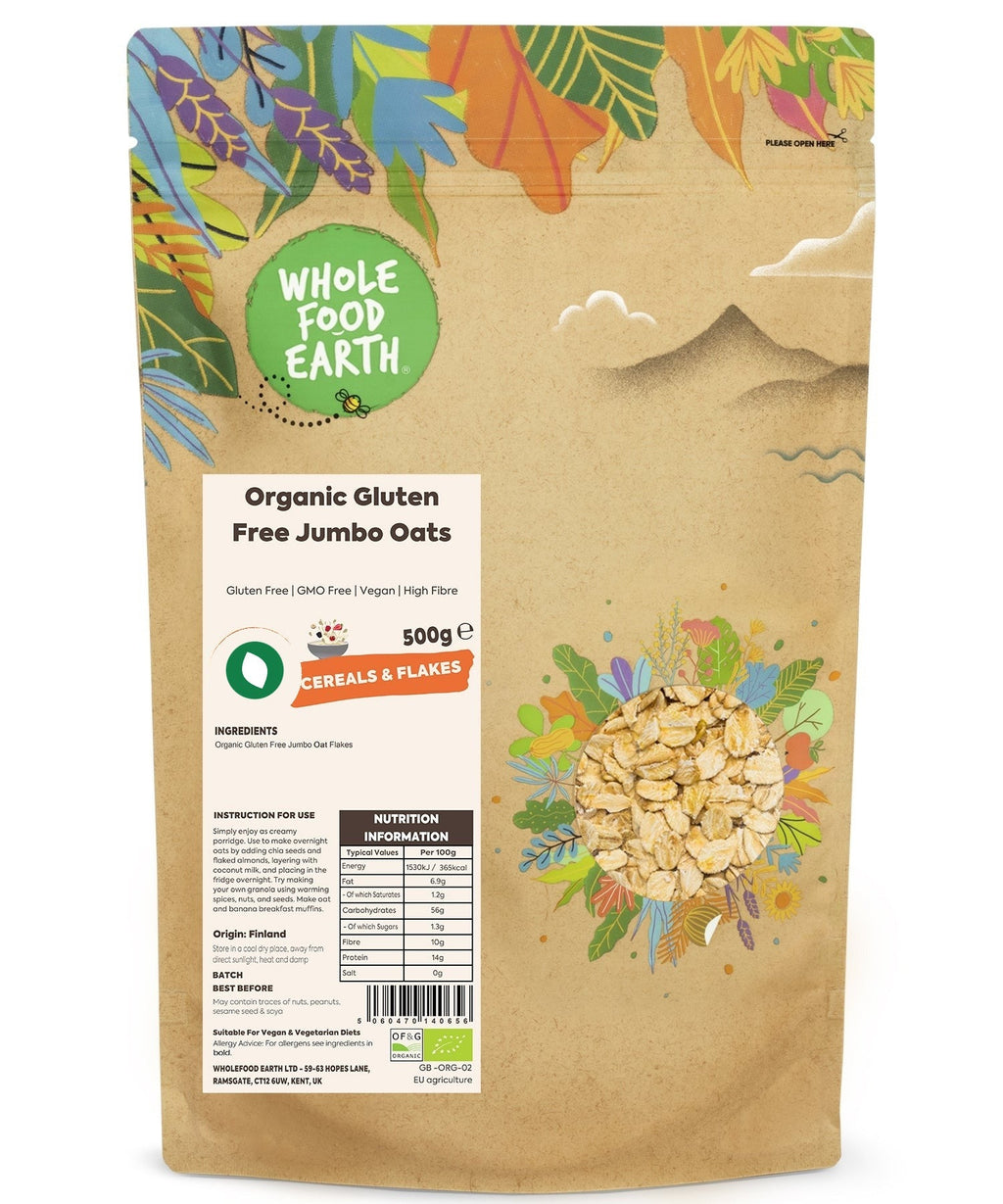 Organic Gluten Free Jumbo Oats