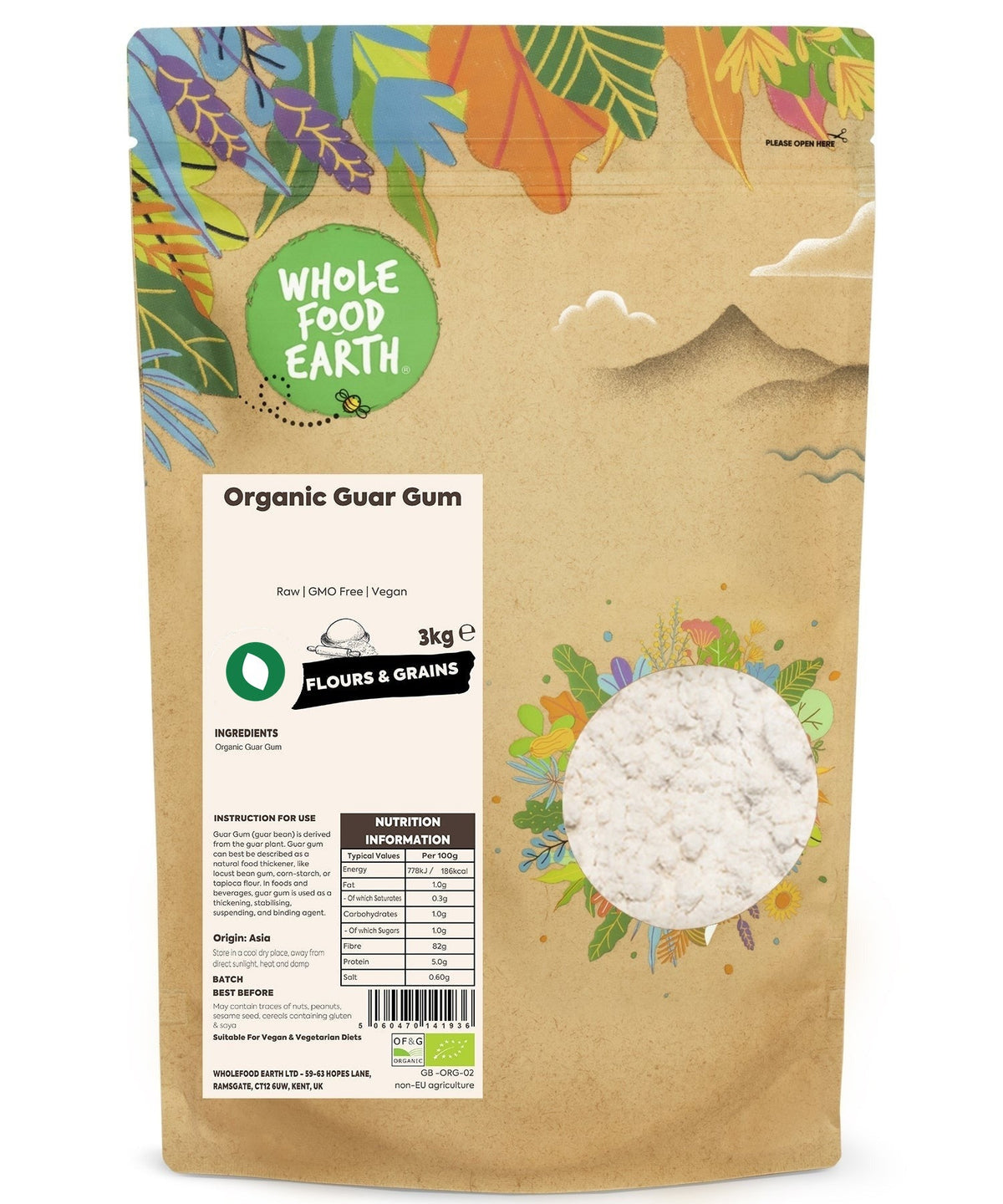 Organic Guar Gum