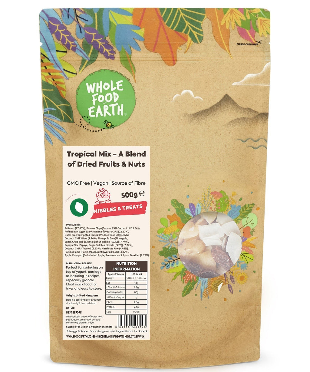 Tropical Mix - A Blend of Dried Fruits & Nuts