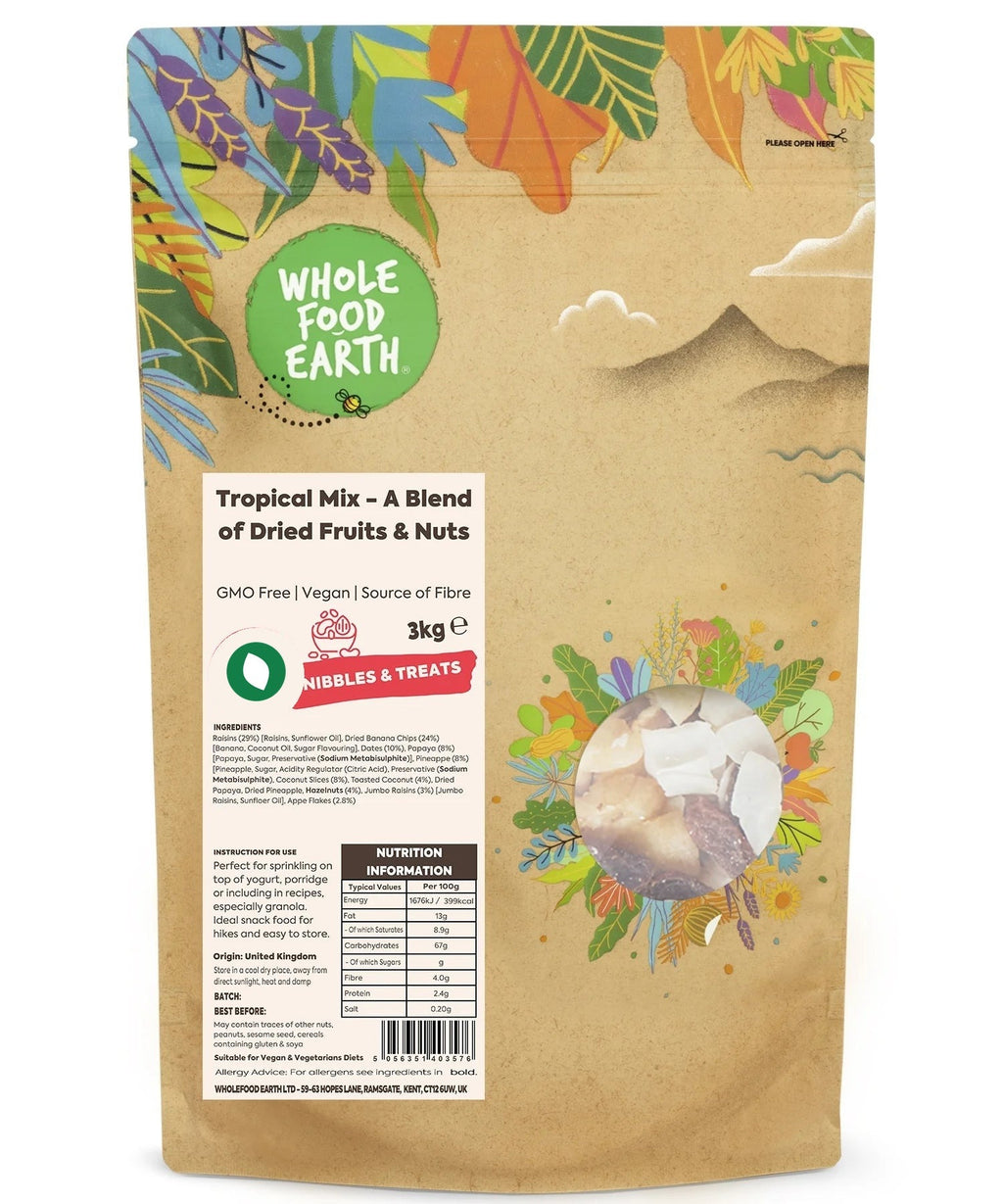 Tropical Mix - A Blend of Dried Fruits & Nuts