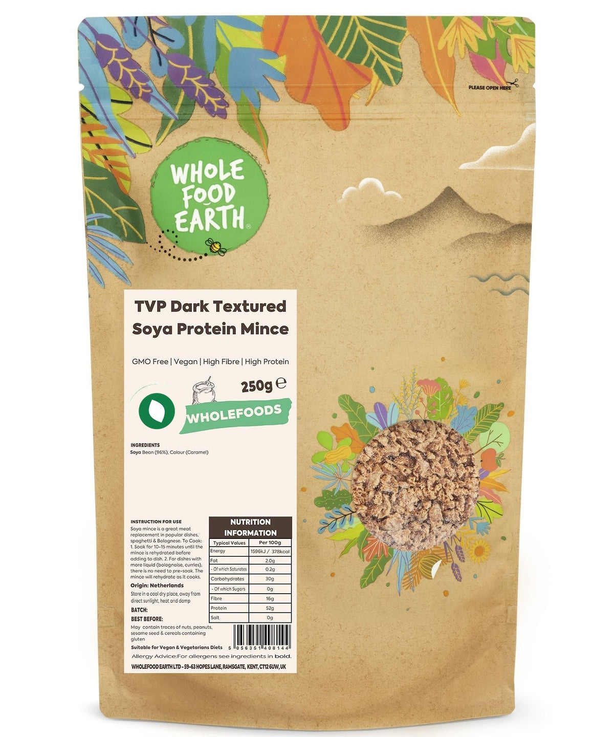 TVP Dark Textured Soya Protein Mince