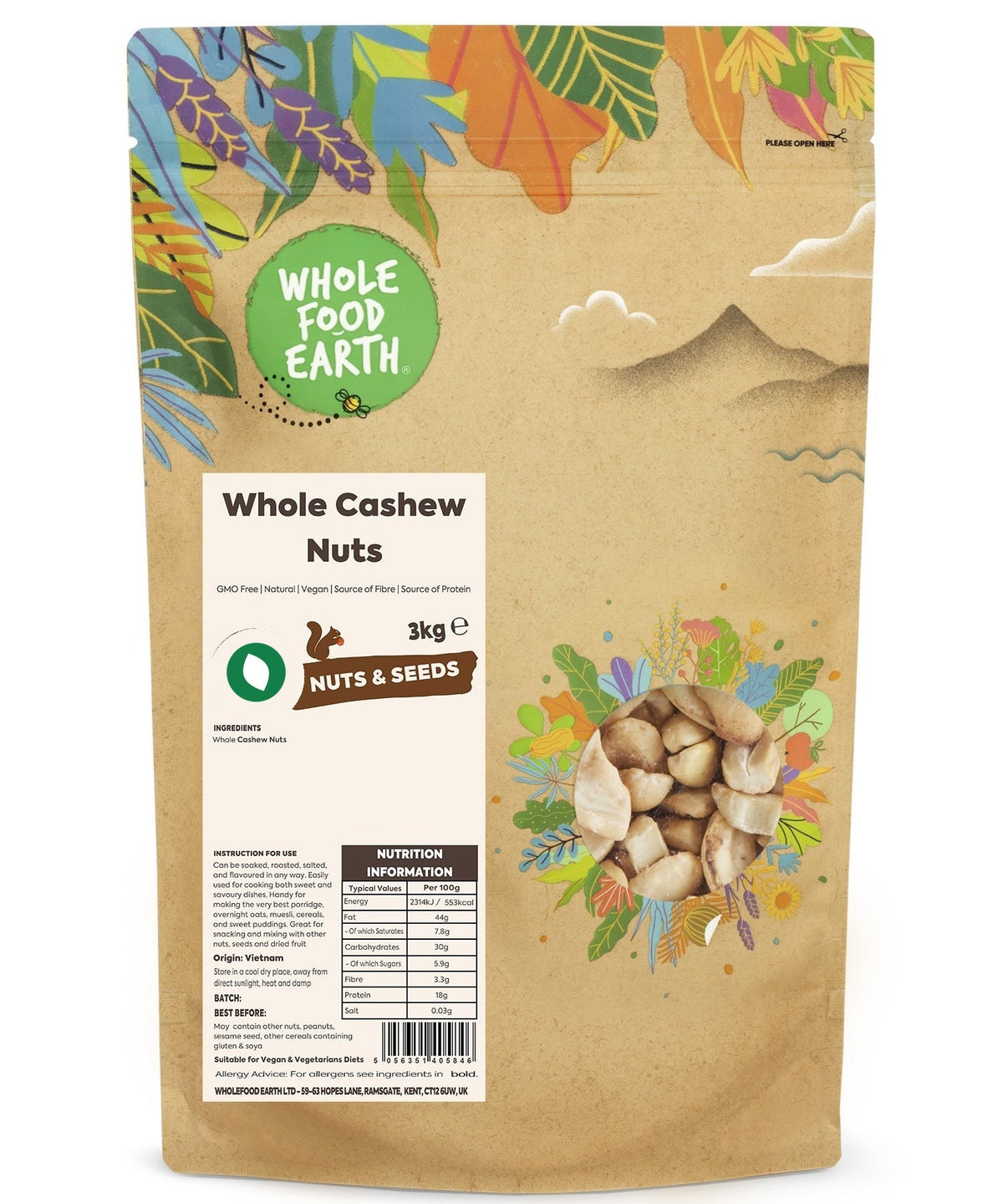 Whole Cashew Nuts
