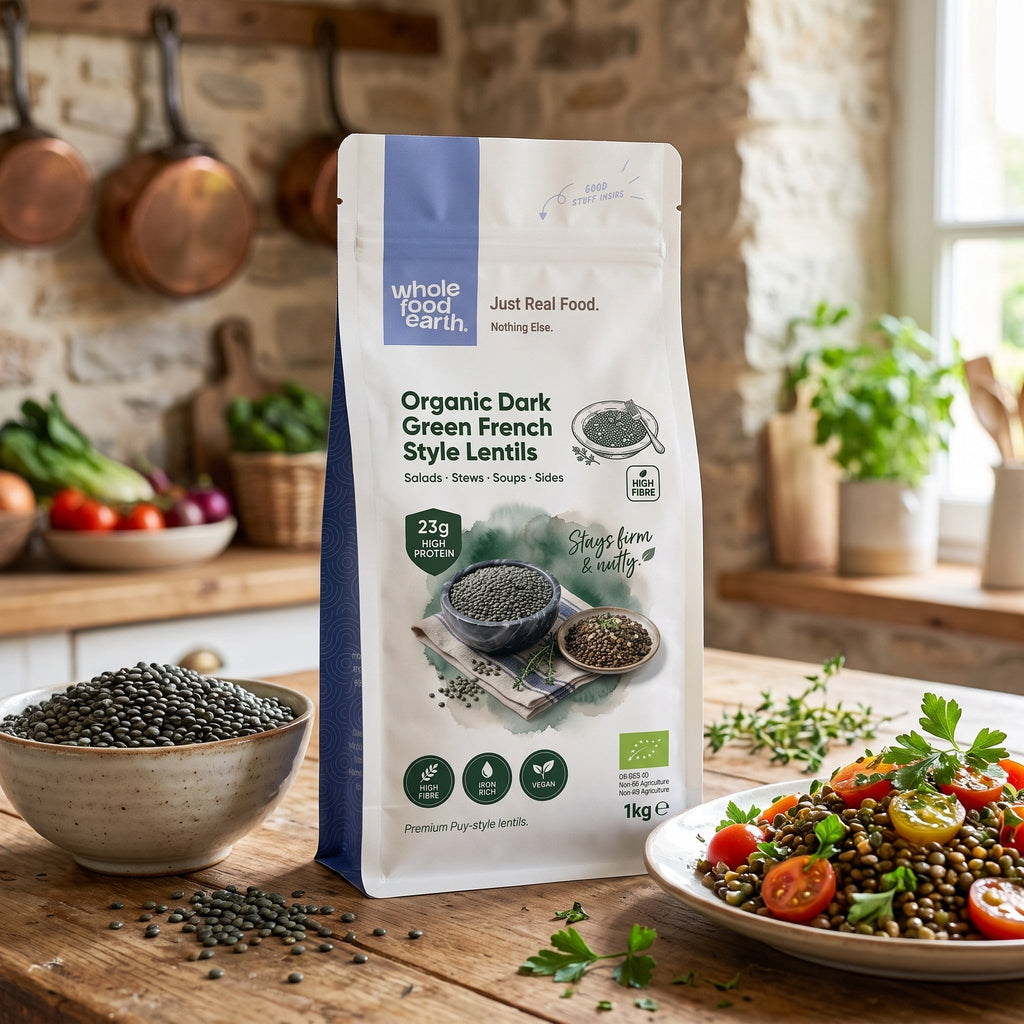 Organic Dark Green French Style Lentils